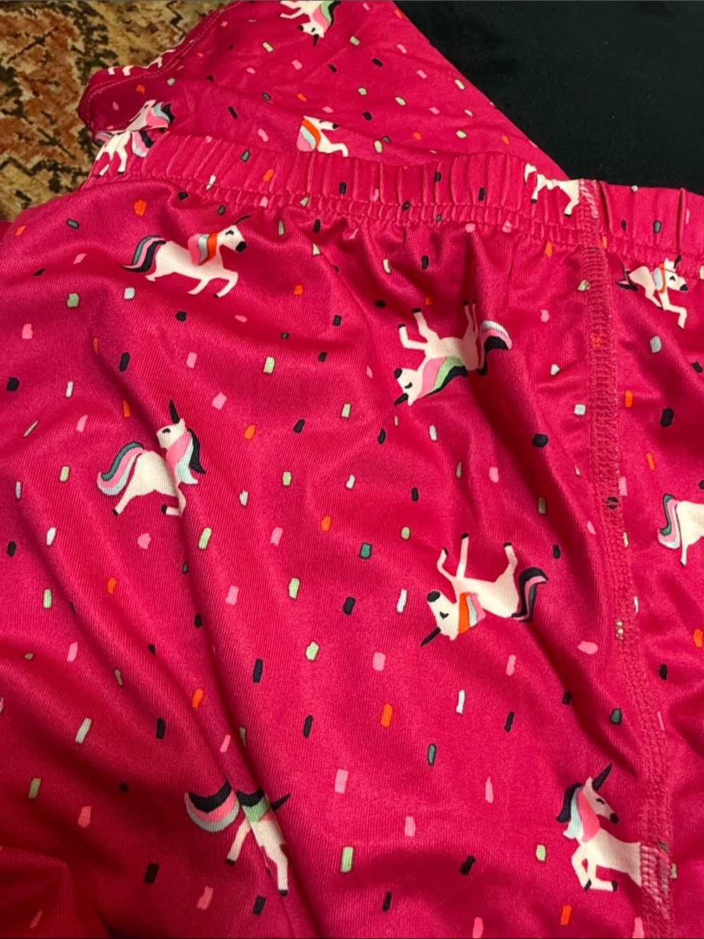 Kids Unicorn Pink long underwear Pants